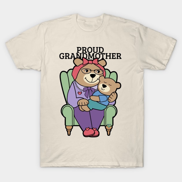 Proud Grandmother Bear with Child T-Shirt by Sue Cervenka